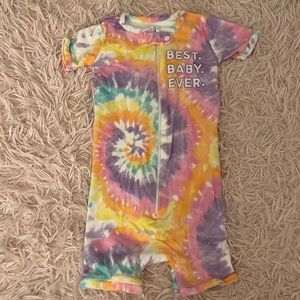 Pastel tie dye sleeper. Only worn once to bed ❤️